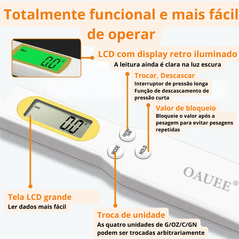 Colher Balança Eletrônica LCD